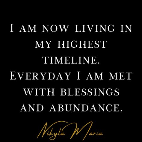 Abundant Blessings Quotes, Highest Timeline Affirmations, Highest Timeline, I Am Chosen, Manifesting Affirmations, Lifting Quotes, Healing Codes, Blessed Quotes, Manifestation Board