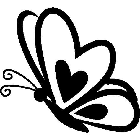 Mariposa con un corazón en el ala fronta... | Free Icon #Freepik #freeicon #freecorazon #freeanimal #freemariposa #freeforma Butterfly Outline, Butterfly Stencil, Idee Cricut, Butterfly Template, Heart Butterfly, Butterfly Images, Butterfly Heart, Butterflies Svg, Butterfly Drawing