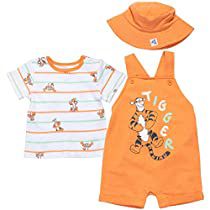 Baby Piglets, Tigger Winnie The Pooh, Disney Baby Clothes, Winnie The Pooh Tigger, 3 Piece Outfit, Short Overalls, French Terry Shorts, Terry Shorts, Disney Winnie The Pooh