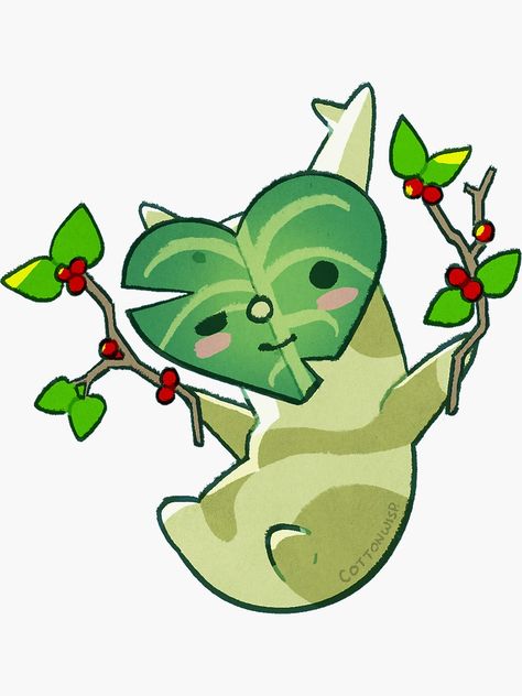 "Korok BOTW" Sticker by Cottonwisp | Redbubble Korok Botw, Korok Zelda, Zelda Drawing, Zelda Tattoo, Botw Zelda, Creation Art, Art Jokes, Diy Watercolor Painting, Nintendo Art