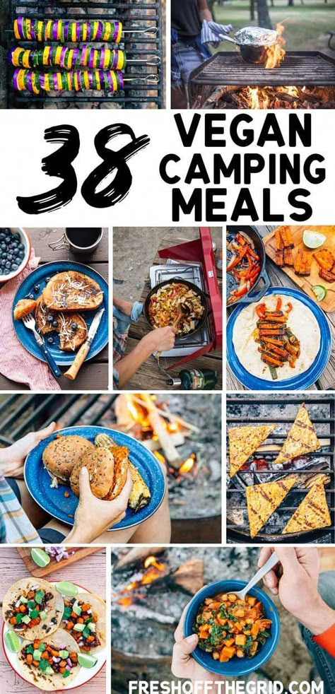 Vegan Camping Meals, Vegan Camping Food, Camping Recipes Breakfast, Camping Food Ideas, Camping Meal Planning, Camping Food List, Camping Menu, Vegan Steak, Camping Breakfast