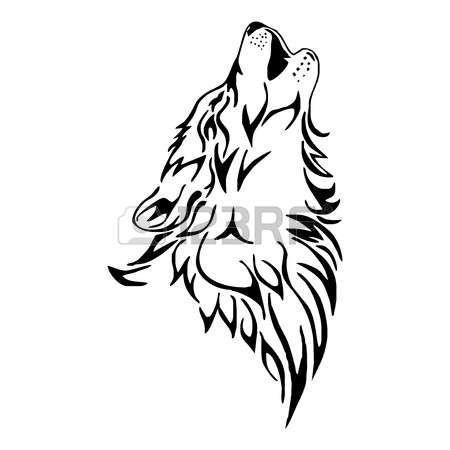 Wolf Howling Drawing, Wolf Stencil, Tree Frog Tattoos, Drawing Scenery, Wolf Images, Wolf Artwork, Wolf Tattoo Design, Wolf Photos, Tattoos Skull