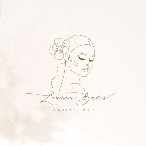 9 Beauty Logo Designs, Editable Beauty Studio Eyebrow Logo Design, Beauty Studio Logo, Lash Tech Logo, Area Aesthetic, Sewing Business Logo, Beauty Logo Makeup, Activation Ideas, Logo Makeup Artist, Free Business Logo