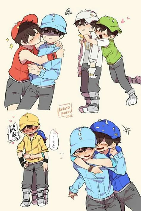 Anime Demon Boy, Boboiboy Anime, Anime Galaxy, Galaxy Pictures, Boboiboy Galaxy, Funny Doodles, Cartoon Jokes, One Shot, Handsome Anime