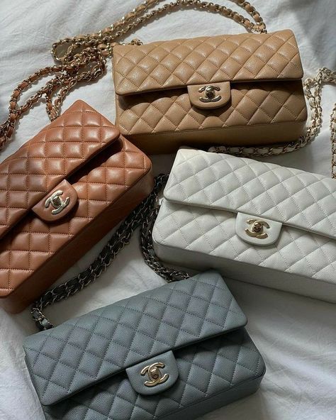 Chanel Classic Flap Bag, Chanel Flap Bag, Classic Flap Bag, Chanel Purse, Fancy Bags, Luxury Purses, Chanel Bags, Gucci Bags, Bags Designer Fashion