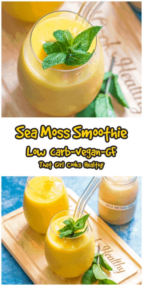 Sea Moss Smoothie Sea Moss Smoothie, Pineapple And Coconut, Sea Moss Gel, Mango Pineapple, Low Carb Vegan, 140 Pounds, Sea Moss, My Career, Proper Nutrition