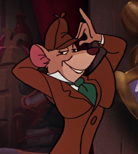 Basil of Baker Street Basil Of Baker Street, Mouse Detective, The Great Mouse Detective, Famous Detectives, Disney Wiki, Lucky Luke, Disney Images, The Originals Characters, Disney Favorites