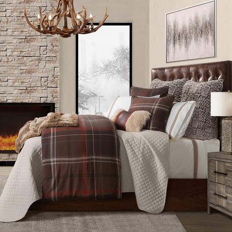 Lodge Bedding, Queen Size Comforter Sets, Western Bedding, Cabin Bedroom, Queen Size Comforter, Cabin Bed, Modern Rustic Decor, Home Remodeling Diy, Rustic Bedding