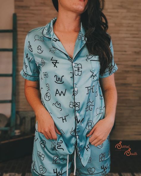 The last of our Turquoise Silky Short Pajamas are listed! Just 1 small and 1 large left. There won’t be a restock on these so grab them before they’re gone! 💕 Western Pjs, Western Cowgirl Style, Turquoise Branding, Random Outfits, Cowgirl Look, Silky Pajamas, Short Pajamas, Western Birthday, Shorts Pajama Set