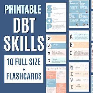 DBT Skills Flashcards and Handouts Self Soothing, Cbt Worksheets, The Therapist, Dbt Skills, Therapy Office Decor, Health Professional, Therapy Resources, Therapy Office, School Psychologist