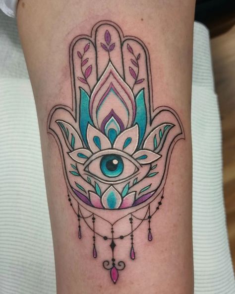 40+ Hamsa Tattoos: Trending Ideas, Symbolism & Meaning - Tattoo Inspo Hub Ahimsa Tattoo, Small Hamsa Tattoo, Hamsa Tattoos, Tattoos Trending, Between Breast Tattoo, Symbolism Meaning, Barcode Tattoo, Spiritual Person, Hamsa Tattoo