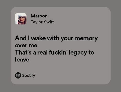 Maroon Lyrics Taylor Swift, Maroon Lyrics, Maroon Taylor Swift, Maroon Taylor, Midnights Era, Lyrics Spotify, Taylor Swift Song Lyrics, Taylor Lyrics, Swift Lyrics