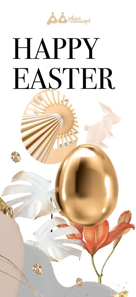 Happy Easter!!! #play #playground #playconcept #design #architecture #easter #happyeaster #easteregg Easter Graphic Design Poster, Happy Easter Card Design, Happy Easter Poster, Easter Advertising, Easter Posters, Easter Campaign, Easter Poster Design, Easter Graphic Design, Luxury Easter