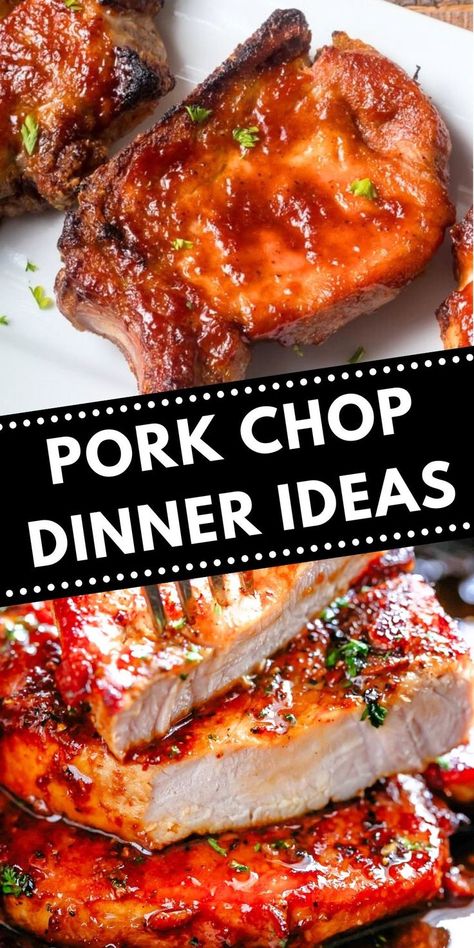 Pork Chop Dinner Ideas Pork Chop Easy Recipes, Pork Chop Dinner Recipes, Pork Chop Dinner Ideas, The Best Pork Chops, Best Pork Chops, Easy Recipes For Dinner, Cooking Pork, Cooking Pork Chops, Easy Pork Chops