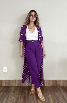 Outfits Purple, Fall Transition Outfits, Color Combinations For Clothes, Chic Winter Outfits, Outfits Classy, Purple Pants, Causal Outfits, Purple Outfits, Transition Outfits