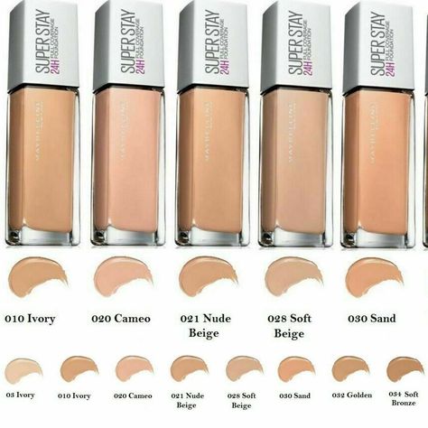 Maybelline Fit Me Foundation, Full Coverage Foundation, Maybelline Super Stay, Foundation Shades, Long Lasting, Maybelline, Foundation, Beauty