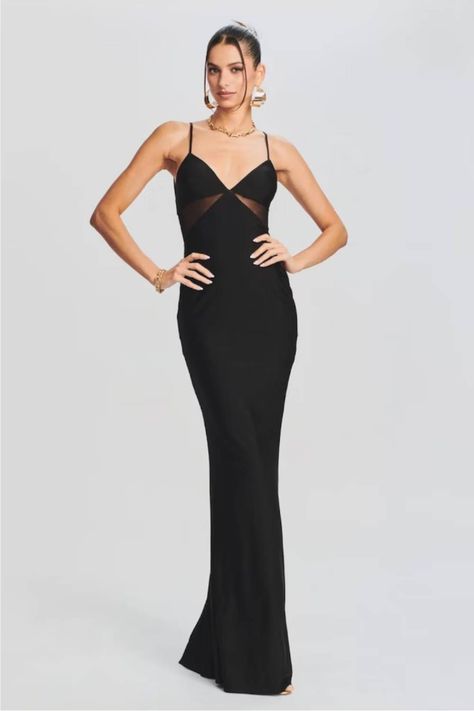 Cut Out Formal Dress, Stormi Dress, Australia Clothes, Fancy Clothes, Dress Rehearsal, Dress Hire, Places To Rent, Classic Black Dress, Black Prom Dress