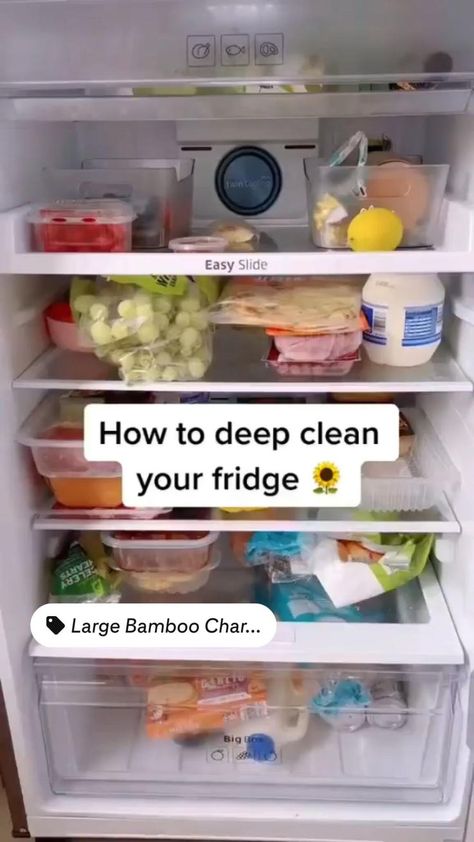 How to deep clean your fridge #cleaninghacks #springcleaning in 2022 | House cleaning tips, Diy home cleaning, Cleaning hacks Casa Clean, Clean Fridge, Easy Cleaning Hacks, Diy Cleaning Solution, Homemade Cleaning Solutions, Diy Cleaning Hacks, Diy Home Cleaning, House Cleaning Checklist, Homemade Cleaning Products