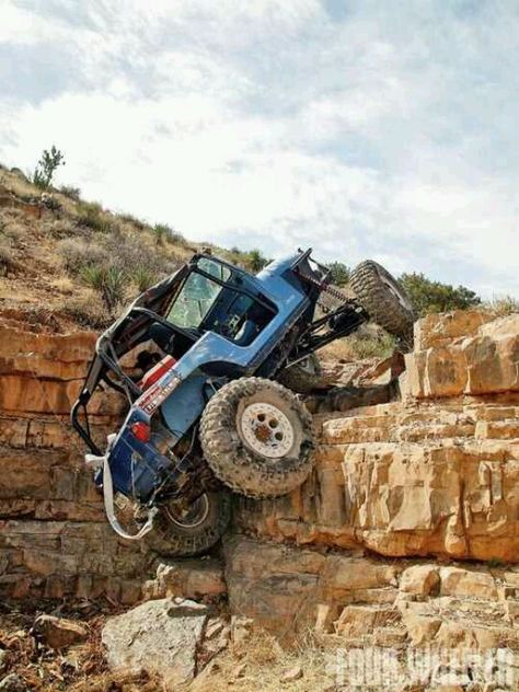 Wall climb Blue Jeep, Hors Route, Rock Crawling, Cool Jeeps, Off Road Vehicle, Shot Photo, Road Vehicle, Rock Crawler, Jeep 4x4