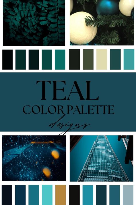 Discover how a teal color palette can inspire creativity. Explore the differences between turquoise and teal, understand teal color psychology, and find the perfect teal paint color. Learn about deep teal green color palettes and how teal accent colors can enhance your space. Save this pin to your color inspiration board and visit the article for more ideas. Teal Turquoise Color Palette, Toadstool Teal Valspar, Color Palette Teal Colour Combinations, Dark Teal Blue Color Palette, Dark Teal Colour Palette, Royal Colour Combinations, 10 Color Palette Colour Schemes, Sea Green Color Combinations, Dark Teal Blue Aesthetic