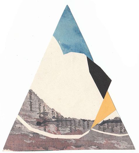 Tom Moglu Collage Project, Triangle Art, Collage Drawing, Daily Paper, Collage Techniques, Collage Design, Collage Mixed Media, Graphics Illustration, Visual Inspiration