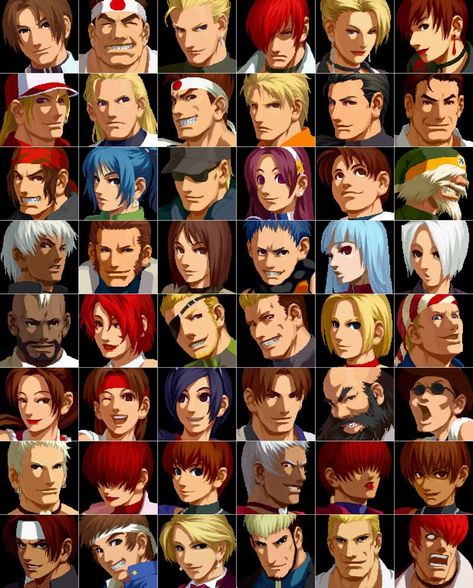 Character List, Capcom Vs Snk, Snk King Of Fighters, Retro Gaming Art, Bleach Manga, King Of Fighters, Video Game Art, Super Smash Bros, Street Fighter