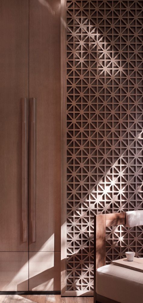 Wooden Panel Design, Jalli Design, Wall Partition Design, Wall Partition, Jaali Design, Feature Wall Design, Laser Cut Screens, Laser Cut Panels, Dream Hotels