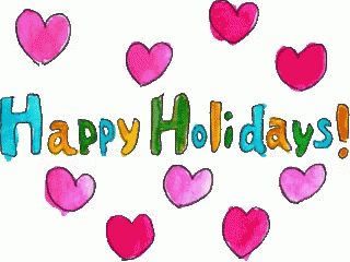 Happy Holidays Hearts GIF - HappyHolidays Hearts Watercolor - Discover & Share GIFs Happy Holidays Sign, Holiday Gif, Merry Christmas Gif, Special Text, Heart Gif, School Trip, Holiday Signs, Christmas Gif, Merry Xmas