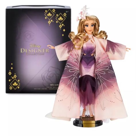 Briar Rose Limited Edition Doll – Sleeping Beauty – Disney Designer Collection – 11'' Rosé Sleeping, Disney Designer Collection, Sleeping Beauty Disney, Sleeping Beauty Princess, Disney Princess Dolls, Disney Princess Fashion, Ombre Dress, Disney Sleeping Beauty, Briar Rose