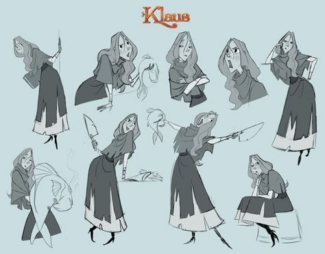 Alva Klaus, Sergio Pablos, Traditional Animation, Spa Studio, Character Model Sheet, Character Design Sketches, Concept Art Character, Character Poses, Figure Drawing Reference