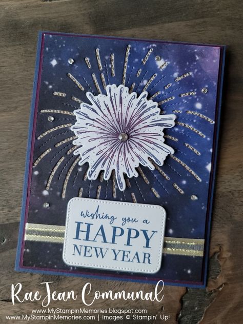 Happy New Year Stampin Up Cards, Stampin Up New Year Cards, Year To Celebrate Stampin Up Cards, Stampin Up Happy New Year Cards, Stampinup Happy New Year Cards, Happy New Years Cards Handmade, New Years Cards Stampin Up Stamp Sets, New Years Cards Handmade, Happy New Year Card Ideas