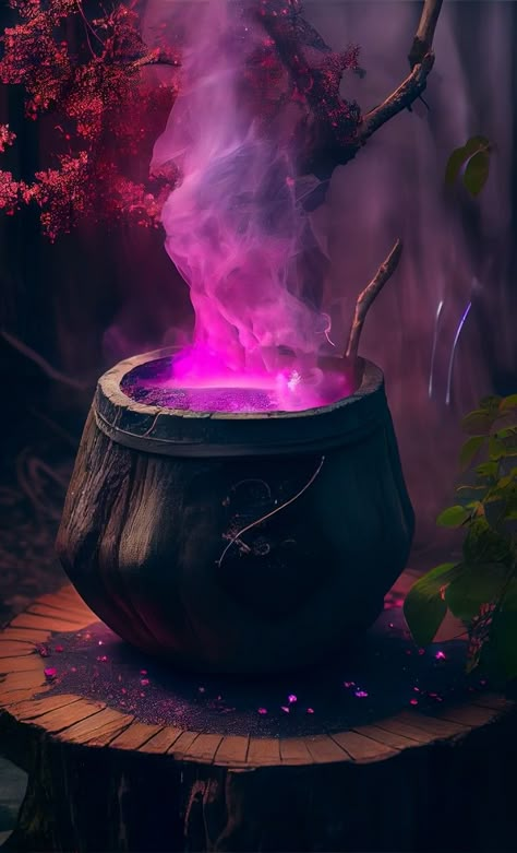 Cauldron Wallpaper, Witchy Halloween Wallpaper, Halloween Lockscreen, Halloween Widget, Baba Jaga, The Best Wallpapers, Best Wallpapers, Witchy Wallpaper, Halloween Artwork