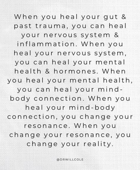 Inner Work Quotes, Quotes About The Mind, Mind Gut Connection, Mind And Body Connection, Connection Quotes, Body Connection, Inner Work, Mental Health Facts, Mental Health Therapy