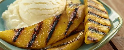 Grilled Mango, Ice Cream Dessert Recipe, Mango Dessert, Grilled Fruit, Mango Recipes, Slices Recipes, Cream Desserts, Cheese Bread, Pizza Hut