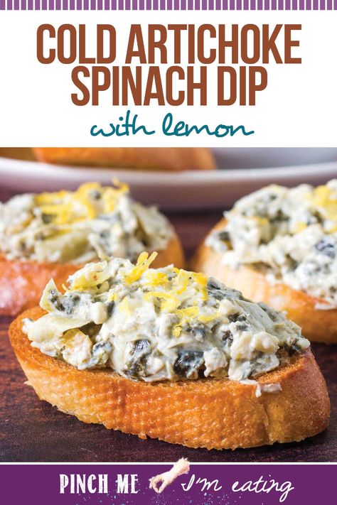 Dip Artichoke, Artichoke Spinach Dip, Artichoke Sauce, Creamy Spinach Dip, Moroccan Cooking, Preserved Lemon, Party Dip, Summer Appetizer, Spinach Artichoke Dip