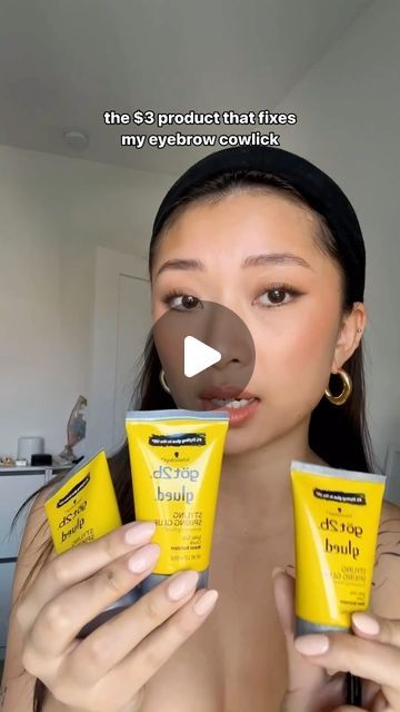 Jie Zheng on Instagram: "let me put you onto the got2b glued spiking gel💛 save your coins and get this instead of their brows & edges gel! I found that the quality varied and you get a lot more product with the travel sized gel.  #eyebrow #lamination #browgel #makeup #tutorial" Got 2 Be Glued Gel Eyebrows, Laminate Eyebrows Diy, Got2b Glued Eyebrows, Eyebrow Gel Before And After, Eyebrow Gel Tutorial, Brow Gel Tutorial, Edges Gel, Best Eyebrow Gel, Eyebrow Lamination