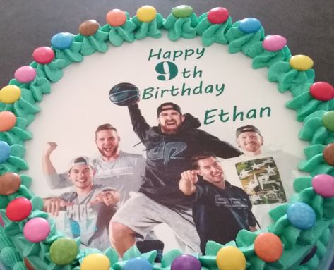 Dude Perfect Birthday Cake, Dude Perfect Cake, Thomas Birthday Cakes, Dude Perfect, Thomas Birthday, Perfect Cake, 9th Birthday, 10th Birthday, 8th Birthday