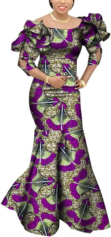 Nigerian Dress Styles Gowns, Ankara Gowns Long, Long African Dresses For Women, African Maxi Dress Ankara, Nigerian Dress Styles, Simple Dress Styles, Boubou Styles For Women, Ankara Long Gown Styles, African American Fashion