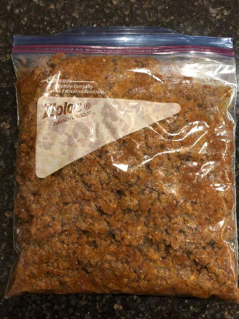 Freezing Taco Meat Meat Fridge, Meat For A Crowd, Catering Recipes, Baked Nachos, Freezable Meals, Ground Beef Tacos, Hamburger Meat, Homemade Seasonings, Homemade Tacos