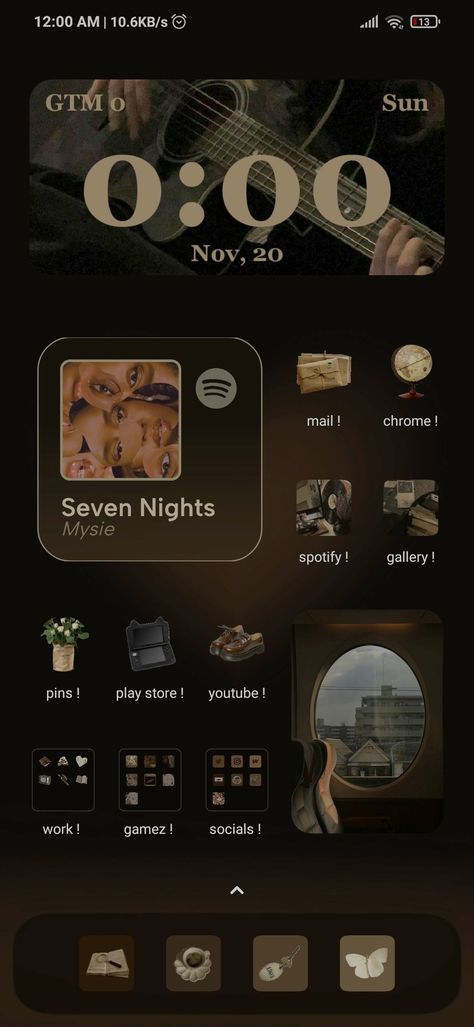 dark academia aesthetic mmm yes :D Android Phone Theme, Dark Academia Theme, Dark Academia Phone, Aesthetic Android, Widget Pictures, November Wallpaper, Chaotic Academia, Aesthetic Dark Academia, Widget Design