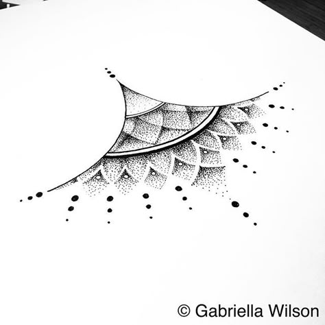 Finished design  #sternum #underboob #tattoo #tattoodesign #sternumtattoo #underboobtattoo #design #unipin #pointilism #dotwork #black #blackandwhite #ink #doodle #doodleart #zendala #zentangle #mandala #pattern #art #sketch #sketchbook #moleskine #moleskineart #pen #fineliner #finelinerart  #wip #workinprogress #dots Gabriella Wilson, Sternum Tattoo Design, Underboob Tattoo Designs, Underboob Tattoo, Mandala Tattoo Design, Sternum Tattoo, Spine Tattoos, Pattern Tattoo, Tattoo Sleeve Designs