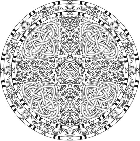 The Literate Quilter: Still Coloring After All These Years Dover Publications Coloring, Celtic Coloring, Celtic Mandala, Pattern Coloring Pages, Dover Publications, Adult Colouring Pages, Celtic Patterns, Mandala Coloring Books, Colouring Printables