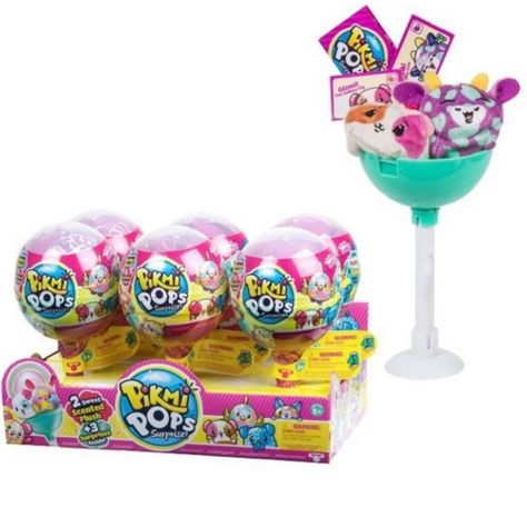 Pikmi Pops Season 1 Surprise! 2pc Scented Mini Plush in Medium Lollipop #75167 by Moose Toys Full Case of ×6 Sealed Packs Christmas Party Treats, Pikmi Pops, Toddler Girl Toys, Hello Kitty Birthday Party, Barbie Doll Set, Cool Toys For Girls, Moose Toys, Pop Toys, Nostalgic Toys