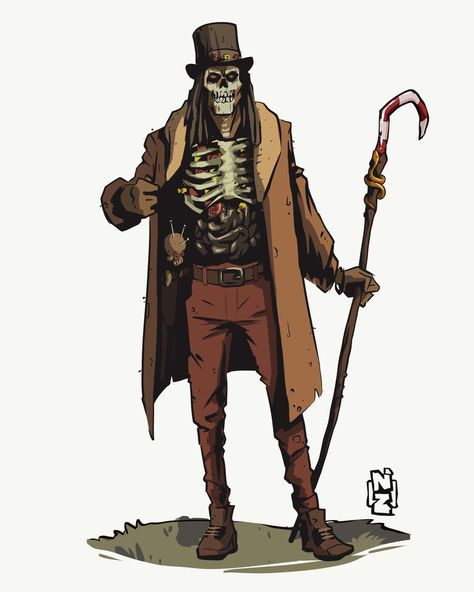 Character concept for a 3D printed game Voodoo Art, London Neighborhoods, Candy Man, Man Character, Male Art, Dnd Characters, Character Concept, Dark Fantasy, Samurai Gear