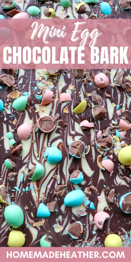 This Cadbury Mini Egg Chocolate Bark is absolutely delicious and the perfect Easter treat! Make this easy Mini Egg recipe with the kids this year. Mini Egg Recipes, Easter Bark Recipe, Easter Chocolate Bark, Homemade Chocolate Bark, Easter Bark, Easter Deserts, Egg Chocolate, Chocolate Bark Recipe, Chocolate Melting Wafers