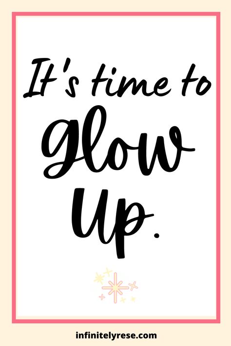 Life is all about the glow up! If you're at a point in your life where you feel like you need a total upgrade, it's time to make a plan. In my latest post, I'm sharing my best tips to help you glow up and improve yourself. Are you ready for this glow up challenge? I know I am! 30 Day Glow Up Challenge, Glow And Grow, Glow Up Challenge, Glow Up, The Glow Up, Day Glow, Glo Up, Brow Pomade, Smart Goals