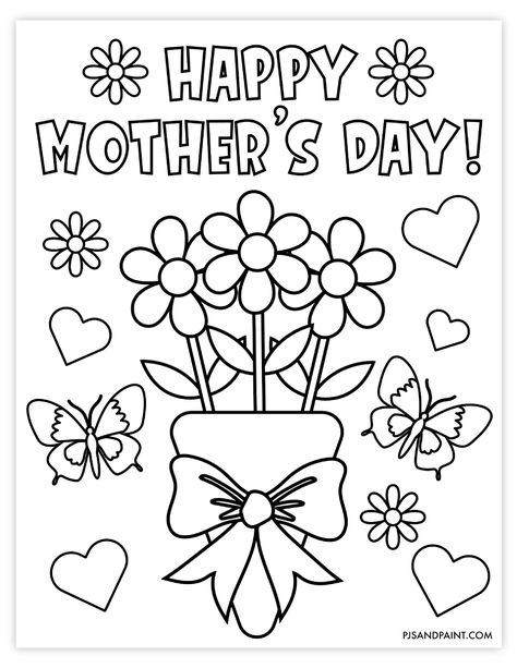 free printable mothers day coloring page Mother's Day Coloring Printables, Mother’s Day Coloring Pages, Holiday Party Treats, Hot Cowboy, Mothers Day Post, Mother's Day Games, Homemade Gifts For Mom, Flower Crafts Kids, Mothers Day Coloring Pages