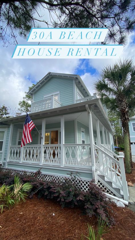 30a Vacation Rentals, Seaside Florida Homes, Seaside Beach Florida, Charleston Beach House, 30a Beach House, Seagrove Florida, Victorian Beach House, Vacation Beach House, Seagrove Beach Florida