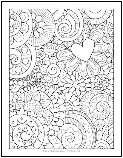 Zen Doodle Coloring Pages Free Printable, Free Mandala Coloring Pages Printables, Free Flower Coloring Pages Printables, Mindful Colouring Pages Free Printable, Downloadable Coloring Pages Free, Free Mandala Coloring Pages, Free Printable Coloring Pages For Adults Easy, Coloring Books For Adults Free Printable, Doodle Coloring Pages Free Printable