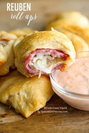 Horderves Appetizers, Crescent Recipes, Appetizer Sandwiches, Graduation Party Foods, Snacks Appetizers, Corned Beef Recipes, Reuben Sandwich, Spend With Pennies, Best Appetizer Recipes